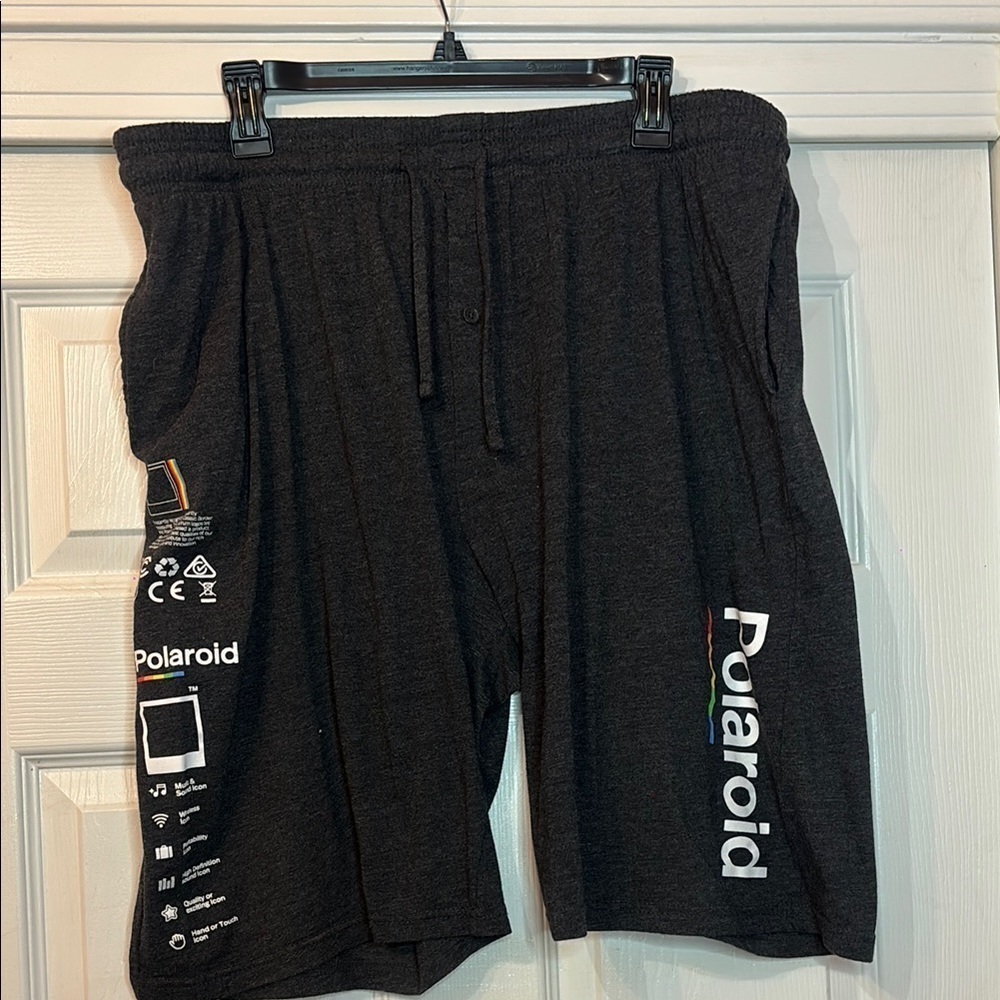 Polaroid Long Lounge Graphic Shorts